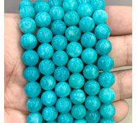 32pcs-62pcs 6mm-12mm 17 Colori Calcedonio Pietra Rotondo Perlina Fai Moda Gioie