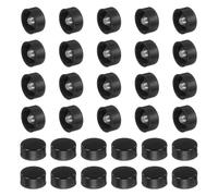 32Pcs Coperchi Resina Fenolica 22mm per Poly Seal Tappi Vite Neri