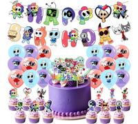 32PCS Dandy Birthday Decoration Supplies Dandy Decorazioni a Tema Adatto Per Il Compleanno Dei Bambini e Decorazioni Per Feste Di Anniversario Bandiere Di Palloncini