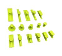 32pcs Paintless Car Body Dent Rimozione Tirando Tabs T Slide Hammer Strumenti di Riparazione Automobile Metal Dent