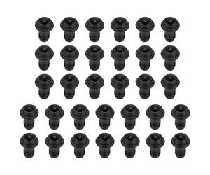 32Pcs per 17mm/0.67" Tappi per Vino in Silicone Riutilizzabili, Nero
