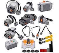 32pcs Power Function Kit Set Batteria del motore Ricevitore del telecomando a infrarossi Treno Motore a velocità regolabile compatibile con le parti Lego Technic
