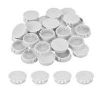 32Pcs tappi di chiusura rotondi in nylon grigio chiaro 38mm per inserti