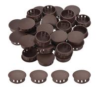32Pcs tappi in nylon marrone 35mm per fori rotondi con chiusura