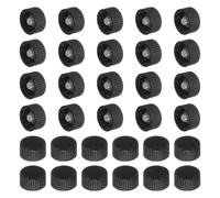 32Pcs Tappi in Resina Fenolica 20mm con Sigillo per Poly Neri