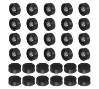 32Pcs Tappi in Resina Fenolica 28mm con Sigillo per Poly Nero