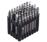32pz. Sicurezza POTENZA Lungo Set Di Punte 75mm Phillips Pozi Torx Star