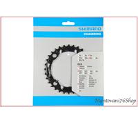 32T SHIMANO DEORE XT FC-M770-10 104mm BCD 4 FORI Tipo B Catena AE Tripla