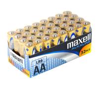 32x Batterie Alcaline AA LR6 1.5V MAXELL Confezione BULK