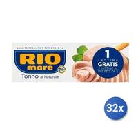 32x Multipack Tonno Rio Mare Naturale Gr 80X2+1