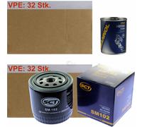 32X Original SCT Filtro Olio SM 102 + 32X SCT Flush Motore