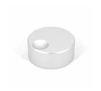 32x13mm Audio Speaker Volume Rotary Control 6mm Dia Potentiometer Knob Cap EKFBQBGW(Silver)