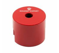 32x25.4mm Alnico Button Magnete, 7.5mm Dia Hole, 4.8kg Tirare