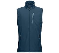 33,000ft Gilet leggero softshell da uomo, impermeabile, antivento, traspirante, senza maniche, per ciclismo, corsa, escursionismo, golf, lavoro, Blu mezzanotte, L