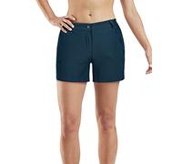 33,000ft Pantaloni corti da trekking, da donna, elasticizzati, leggeri, estivi, UPF50+, per escursioni, campeggio, viaggi, Blu, 48