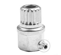 33/17PT - Adattatore per chiave di bloccaggio della ruota cava, in acciaio, compatibile con 20 x 28 mm, design antiruggine e resistente all'usura
