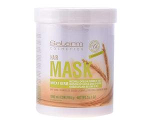 (33.7 oz / 1000 ml - LARGE litre size) - Salerm Cosmetics WHEAT GERM Capillary Mask, Provitamins B5 for Dry Hair (33.7 oz / 1000 ml - LARGE litre size)