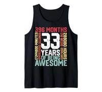 33 Anni di Essere Fantastico Mesi Settimane Giorni Compleanno Speciale Canotta
