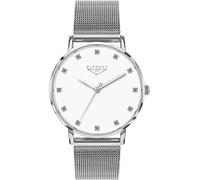 33 ELEMENT 331803 Orologio da polso da donna, rotondo, in acciaio, 36,4 mm, diametro della cassa: argento, cinturino in acciaio inox