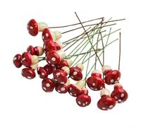 33 funghi finti in schiuma per mini decorazioni da giardino, adatti per piante grasse, piante in vaso, balcone e piccole scene di fiabe