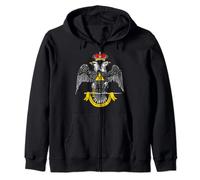 33° grado Mason T Shirt Masonic Tee Scottish Rite Down Felpa con Cappuccio