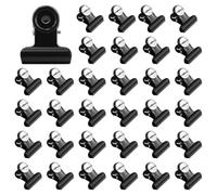 33 pezzi di puntine, graffette con spille, clip a spillo, clip in metallo, supporto per unghie, clip nera con penna, accessori da appendere per pannelli in sughero, tavole nere