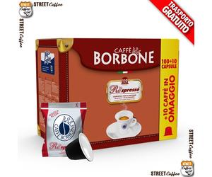 330 no 300 Capsule Caffè Borbone Respresso Red Rossa compatibili Nespresso