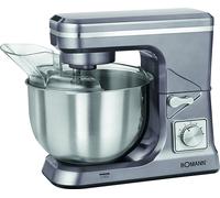 Bomann KM 1393 CB potente Impastatrice, 1000 W, 8 livelli di velocità, 5 l ciotola in acciaio inox, erogatore orientabile braccio multifunzione titan