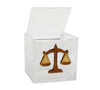 33019 Bomboniere 25 pz Scatola portagioie plastica Giurisprudenza Avvocato