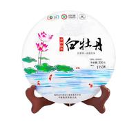 330g Tee Cinese Biologico Fuding Bai Mu Dan Torta Di Peonie Bianche Tea Bianco Tee Pu'er Crudo Fatto a Mano Con Metodo Antico Dolce E Morbido Torta Di Tea Bianco Biologico Pressato Verde