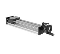 330mm di lunghezza effettiva viaggio doppio asse ottico manuale manuale guida guida guida lineare vite a sfera con volantino per attrezzature CNC ristrutturazione, macchine di produzione