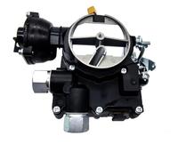 3310-807764A1 Marine Carburetor Replace for Stock 2 Barrel V6 4.3L Mercarb Boats with Electric Choke(Black/Silver)(Black Style)