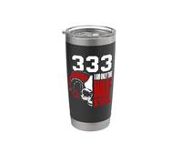 333 I am solo the mezzo devil Bicchiere termico in acciaio inox doppia parete