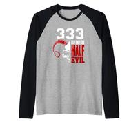 333 I am Solo The Mezzo Devil Maglia con Maniche Raglan