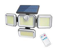 333 Luci Solari A LED Sensore Di Movimento For Esterni Induzione Umana Testa Regolabile IP65 Lampada Da Parete A Energia Solare Impermeabile For Giardino Domestico(333LED Whole)