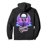 333 Numero d'Angelo guidato da Spirit Wings Spiritual Astrology Felpa con Cappuccio