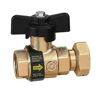 333400 BALLSTOP 1/2" F x calotta 3/4" F Valvola a sfera con ritegno CALEFFI