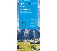 3336ET LES DEUX ALPES, OLAN-MUZELLE PN DES ECRINS / RECTO: 1:25000