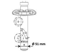 3338055 KYB Ammortizzatore per PEUGEOT