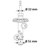 Ammortizzatore KYB 3338061