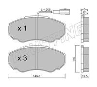 334.0 TRUSTING PAST.FRE.FIAT Ducato 11-15 02>-BOXER 02> Trusting Freni