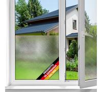 d-c-fix Pellicola vetri finestre privacy adesivo statico premium Milky oscurante opaca anti-uv decorative impermeabile per cucina, casa, ufficio, bagno, doccia carta 45 x 150 cm