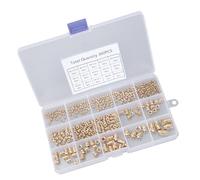 335/360 inserti filettati multiuso in ottone, M2 fino a per una stabilità a lungo termine in plastica e articoli di stampa 3D, dado per progetti
