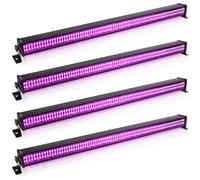 336 LED Wallwasher Barra Luminosa, U`King 120W RGBW Luce da Palcoscenico Luci Discoteca, Effetti Luce Strobo Faretto per DJ Nozze Feste Halloween Natale, 4 pezzo