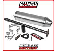 33647HF SILENZIATORE ALLUMINIO GIANNELLI DERBI GPR 50 Racing 2004-2008