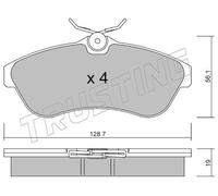 338.0 TRUSTING PAST.FRE.CITROEN C3 1,4TD 90HP 02> Trusting Freni