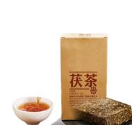 338g Di Tè Tradizionale Anhua Baishaxi Fu Fritto E Lavorato Di Hunan Ricco Di Zuppa Dorata Tè Scuro Dal Sapore Forte Tè Verde Biologico Senza Additivi Mattone Nero Facile Da Conservare
