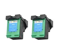 338xl 343XL Cartuccia a inchiostro Compatibile con 338 343 XL PSC 1510 1513 1510 2355 Photosmart C3100 C3110 C3150 Deskjet 460C 5740 5745 6520 654(COLOR(2PC))