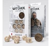 (33A) The Witcher Dice Set: Vesemir - The Old Wolf (7 + Coin) ACC NUOVO
