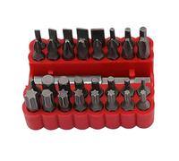 33PCs Multifunzionale Lega Acciaio Cacciavite Bit Set Con Hex Plum Fiore Piatto E Croci Per La Casa FAI DA TE Riparazione Professionale